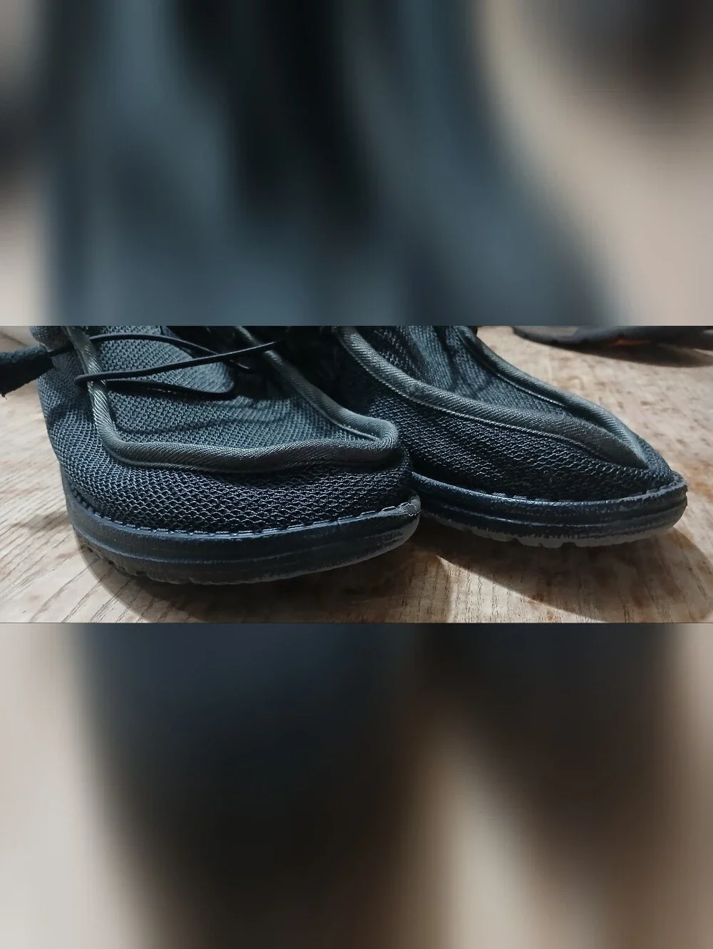 Hey Dude Wally Sox In Micro Total Black Mens Size 11 M